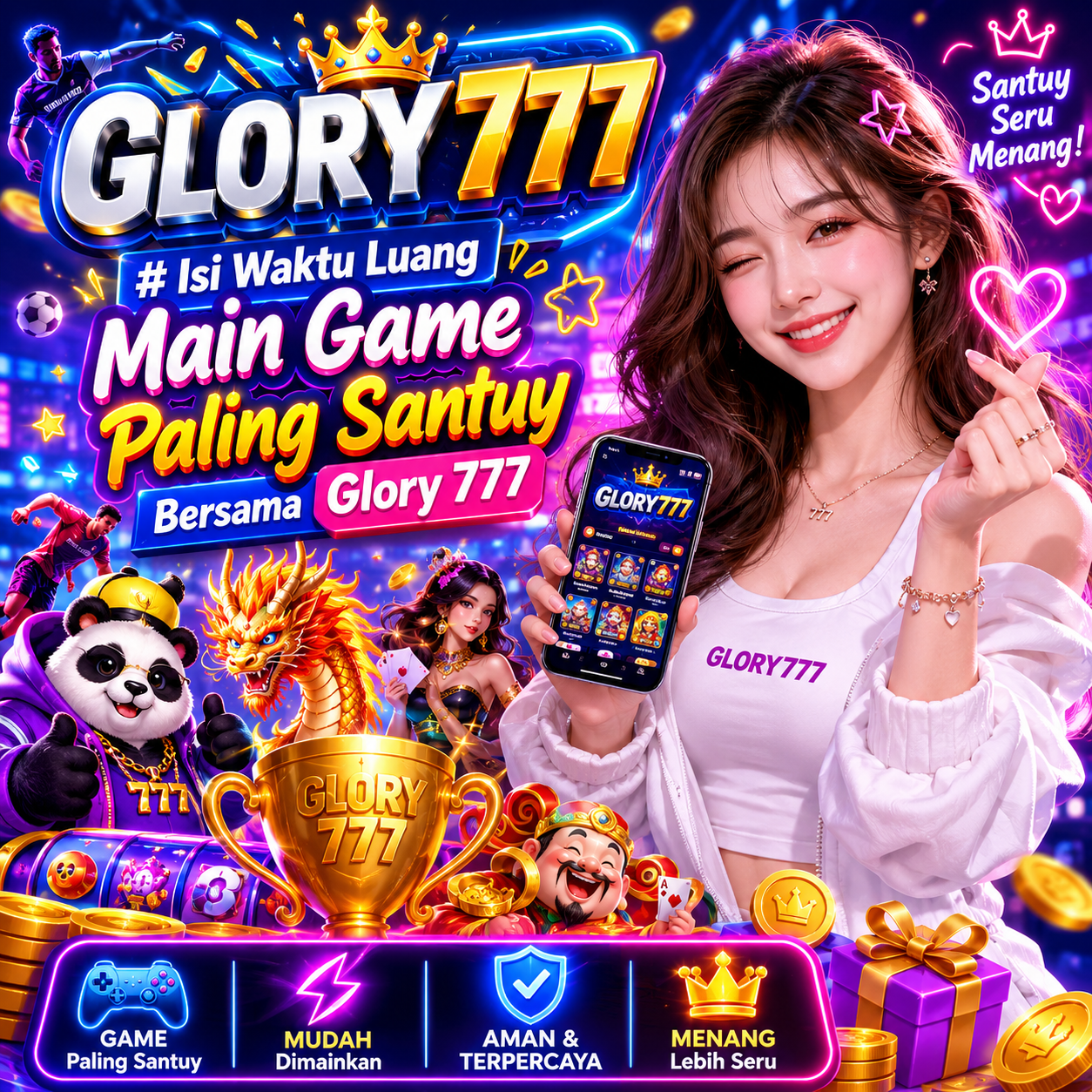GLORY777: Link Hiburan yang Bikin Waktu Luang Makin Happy & Berwarna